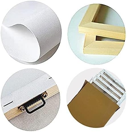 Yxbhhym Animal Black and White Tiger Canvas Wall Art Picture Tiger Painting Print Gallery Wrap Office Bathroom Living Room Decoration Modern Home Art Framed Wall Art– 20X40inch