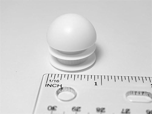 7/8" Round Chair Leg Feet Glide, Protect Your Indoor and Outdoor Furniture, Furniture Sliders, Floor Protector, Pack of 25, White