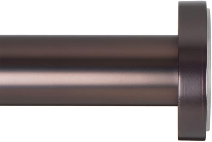 Ivilon Shower Tension Curtain Rod - Adjustable Tension Rod for Shower Curtains, Bathroom, or Windows, Easy to Install, No Drilling Required, Rustproof, Adjustable 54 to 90 Inch Oil Rubbed Bronze ORB