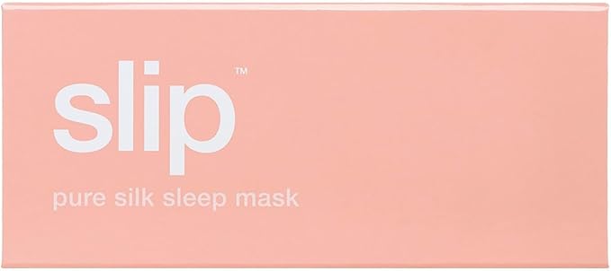slip Pure Silk Sleep Mask - Pink | 100% Mulberry Silk, Ultra Soft & Comfortable, Blocks Light for Restful Sleep | Adjustable Strap for Perfect Fit, Gentle on Skin & Hair | Ideal Travel Accessory