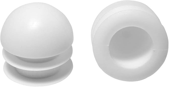 7/8" Round Chair Leg Feet Glide, Protect Your Indoor and Outdoor Furniture, Furniture Sliders, Floor Protector, Pack of 25, White