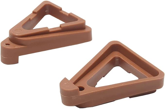 24pcs Plant Pot Feet, Invisible Flower Pot Risers, Pot Lifters Support, Triangle Feet Lifter, Terra Cotta Pot Toes for Indoor Outdoor Planters & Gardening Plant Container (Brick-red)