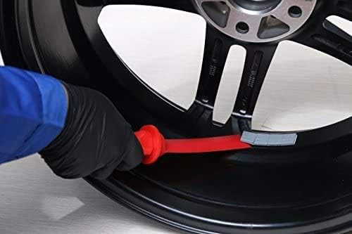 CKAuto Non-Marring Super Grip Plastic Chisel Scraper, Wheel Weight Remover,Red (Pack of 2)