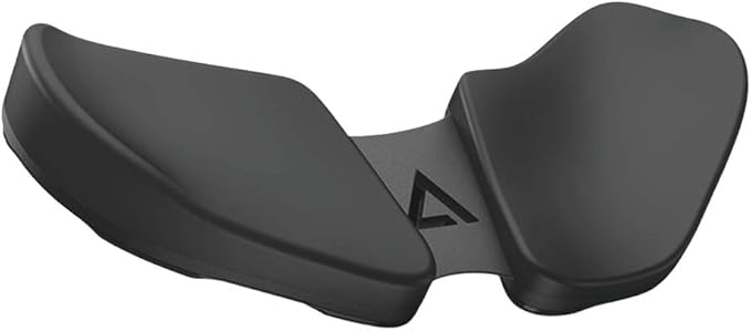 DELTAHUB Carpio 2.0 - Left-Handed Truly Ergonomic Wrist Rest for Mouse, Carpal Tunnel Support, Pain Relief, Anti-Fatigue, Easy Glide, Sleek, Office Computer, Laptop, Gaming - Large, Black
