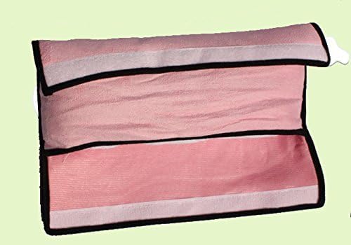 2 pcs Auto Pillow Car Safety Belt Protect, Shoulder Pad, Adjust Vehicle Seat Belt Cushion for Kids （Grey，Pink）