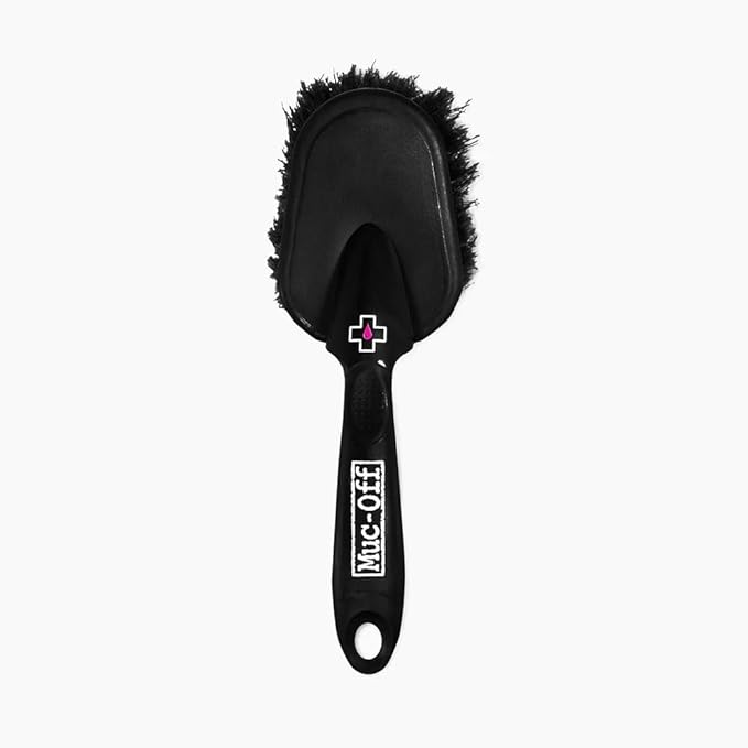 Muc-Off 206 5 Piece Premium Brush Kit - Includes 5 Bike Cleaning Brushes With Durable Nylon Bristles And Ergonomic Rubberised Handles To Minimise Impact