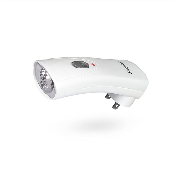 Energizer Auto-On LED Flashlights Rechargeable for Home Power Failure, Plug in LED Flashlight for Power Outage, Night Light, Hurricane Preparedness