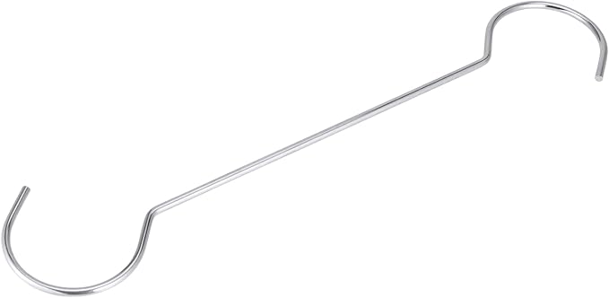 30 Pack 12 Inch Long S Hooks, Metal Extra Large S Hooks for Hanging Kitchenware Plants, Silver