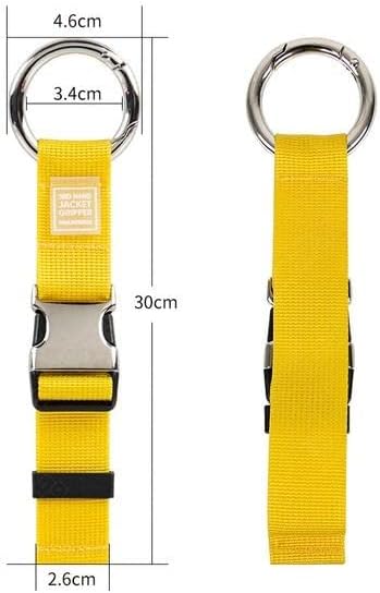 2PCS Heavy Duty Add a Bag Luggage Strap Jacket Gripper, Carry-on Baggage Suitcase Straps Belts Travel Accessories