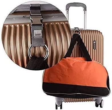 Add a Bag Luggage Strap Jacket Gripper, Heavy Duty Luggage Straps Carry-on Baggage Suitcase Straps Belts Travel Accessories,Carry Your Extra Bags-Grey-1PCS