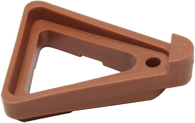 24pcs Plant Pot Feet, Invisible Flower Pot Risers, Pot Lifters Support, Triangle Feet Lifter, Terra Cotta Pot Toes for Indoor Outdoor Planters & Gardening Plant Container (Brick-red)
