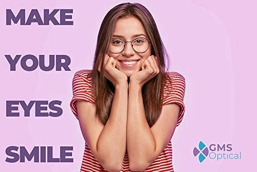 GMS Optical - 11mm Medium Wide Screw-in Round Soft Silicone Nose Pads for Glasses, Sunglasses, Glasses Repair Kit, Keep Glasses from Sliding and Improve Comfort (10 Pair)