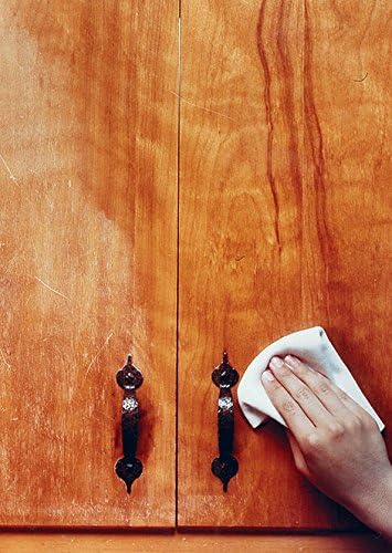 Howard Products Beeswax Wood Polish & Conditioner, Feed-N-Wax, Beeswax Furniture Polish For Wood, 16 Oz, Orange