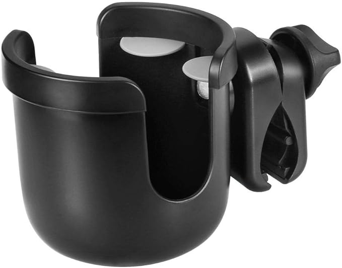 Accmor Stroller Cup Holder, Universal Cup Holder for Uppababy Nuna Doona Strollers, Bottle Drinks Holder for Wheelchair, Walker, Bike, Scooter