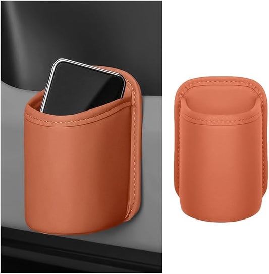 Large Car Door Cup Holder, Clip On Vehicle Seat Side Hanging Cup Drink Holder, Automotive Interior Water Bottle Organizer Mount Accessories, Universal for SUV Sedan Truck (Orange)