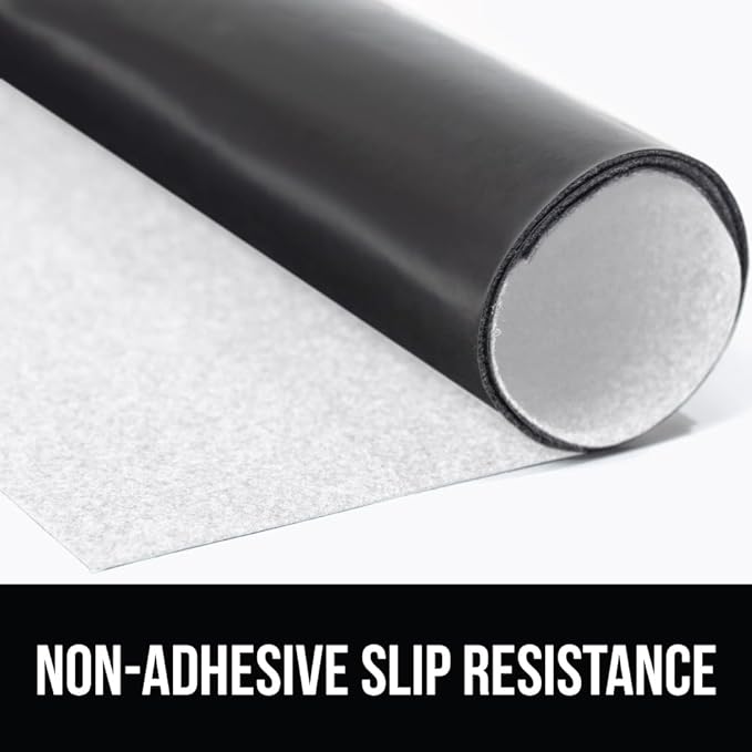 GORILLA GRIP LeakGuard Non-Adhesive Under Sink Mat for Kitchen Cabinet, 24x50, Waterproof Quick Dry Shelf Liner, Durable Absorbent Felt Mats for Bathroom Sinks, Cabinets, Dresser, Easy to Trim, White