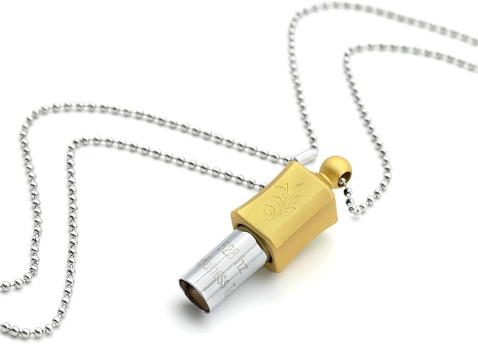 528 hz Meditation Necklace Breathing Necklace Frequency Sound Healing Devices Calm Mindfulness Tool 528 hz Whistle Relaxation,Stress Reduction and Concentration by Adjusting The Breathing