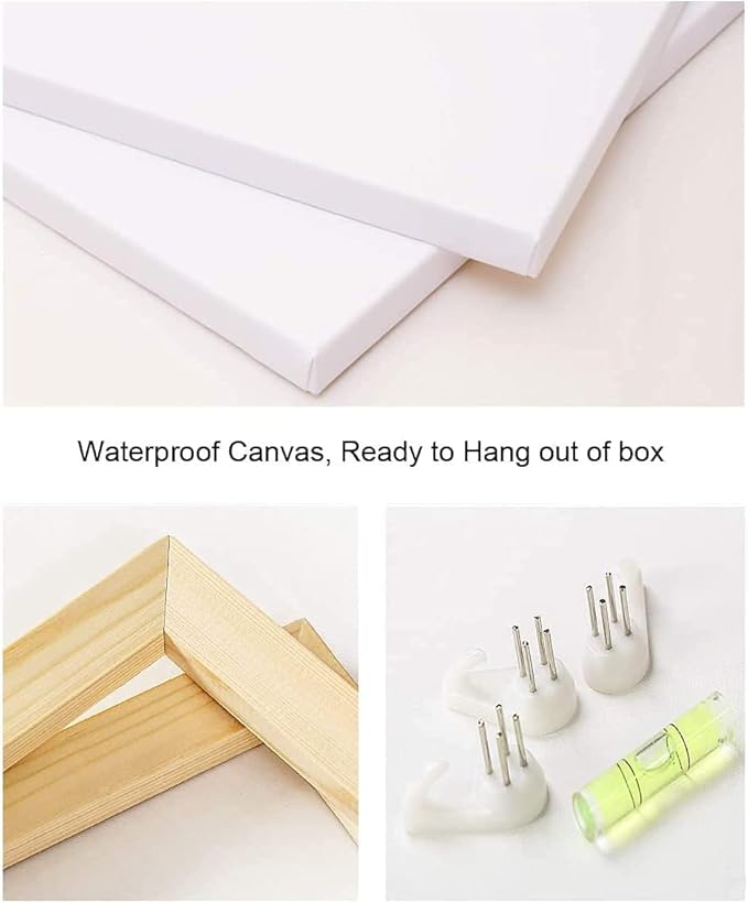 Biuteawal 3 Piece Zen Canvas Wall Art for Bathroom Decor Zen Stone with Green Plant Picture Print Peaceful Still Life Artwork Painting Modern Home Bedroom Meditation Room Spa Room Decoration