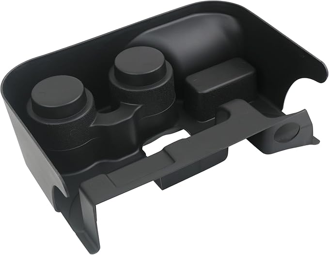 Cup Holder Attachment for Center Console | Compatible with 2003-2012 Dodge Ram 1500 2500 3500 Truck | Replaces SS281AZAA Front Seat Add-On Cupholder Tray Insert
