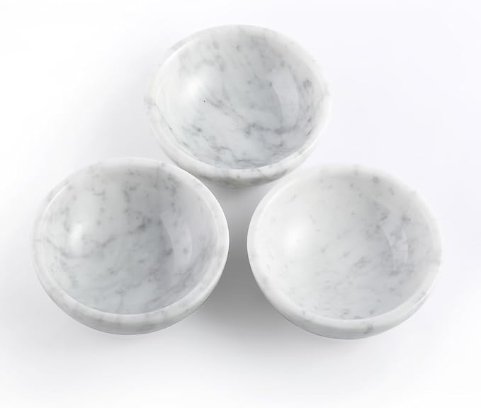 Koville Italian Natural Marble Incense Holder, Incense Holders for Sticks, Sturdy Incense Burner Ash Catcher, Ideal for Meditation, Relaxing, Easy to Clean(Bianco Carrara)