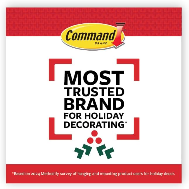 Command Large Frame Hanger, 5 lb Capacity, 1-Hanger, 2-Strips, 2-Frame Stabilizer Strips, Indoor Use