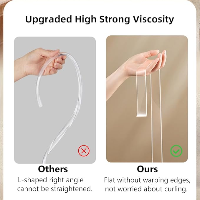 Baby Proofing Edge Protector for Baby 16.4ft Clear Edge Protector Strip Safety Corner Guards Child Proof Corner Bumper for Furniture