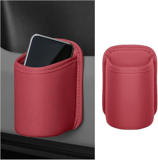 Large Car Door Cup Holder, Clip On Vehicle Seat Side Hanging Cup Drink Holder, Automotive Interior Water Bottle Organizer Mount Accessories, Universal for SUV Sedan Truck (Red)