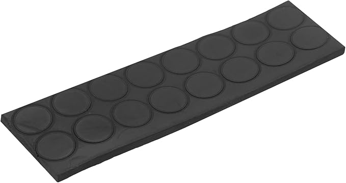 PATIKIL Non Slip Furniture Pads 3/8" (10mm x 2mm), 16 Pcs Adhesive Backed Round Rubber Feet Anti-Scratch Rubber Furniture Grippers for Hardwood Floor Electronics Bed Drawers DIY