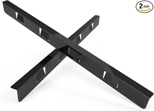Stove Gap Covers 316 Stainless Steel,2 Pack 23.2" Fixed Stove Gap Filler,Heat Resistant Stove Gap Guards,Between Stove and Counter Slide In Range Trim Kit for Kitchen,Shiny Black