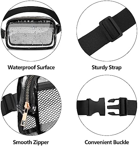 VOROLO Fanny Pack For Women And Men Crossbody Bag Belt Bag with Adjustable Strap Graduation Gifts Light Blue-1