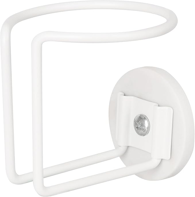 Magnetic Cup Holder, Durmmur SUS 304 Stainless Steel Magnetic Cup Caddy, Magnetic Drink Holder for Tractor Mower Truck School Bus Refrigerator Treadmill,Magnet Can Holder on Metal Surface(1Pack White)