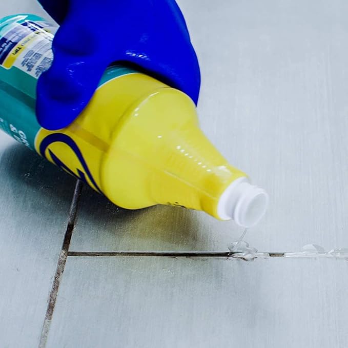 Zep Grout Cleaner and Brightener - 32 oz (Case of 2) - ZU104632 - Deep Cleaning Formula Removes Old Stains from Grout