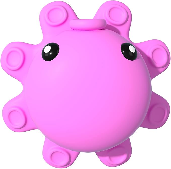 Bathtub Overflow Drain Cover - Tub Overflow Drain Cover, Soak Bath, Spa Accessories - Adds Inches of Water for Deeper Bath (Silicone, Hot Pink)