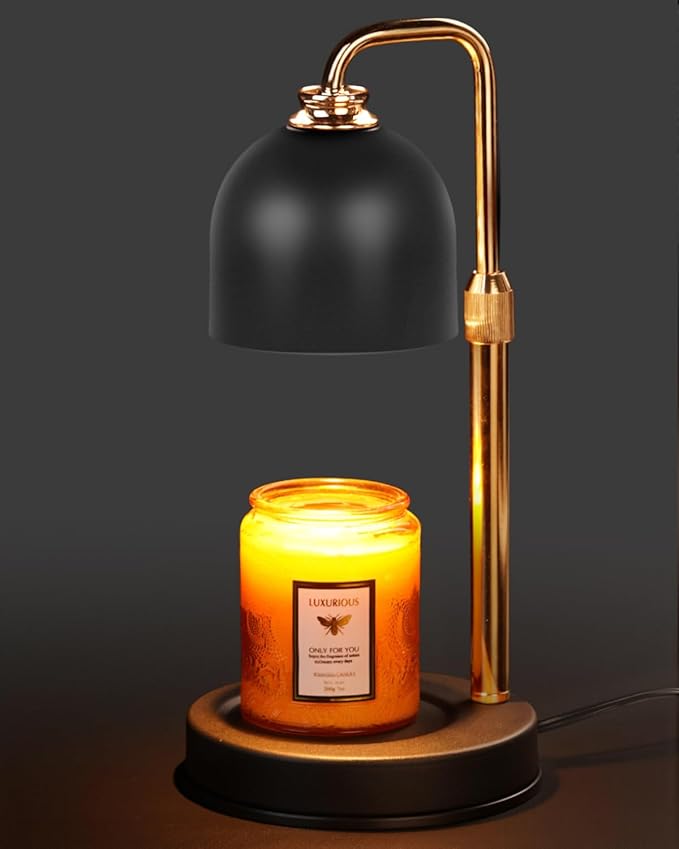 Candle Warmer Lamp with Timer & Dimmable Brightness, House Warming Gifts New Home, Candle Warming Lamp Gifts for Christmas, Birthday Gifts for Women Mom, Flameless Wax Melt Warmer for Jar Candles