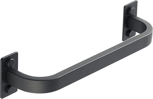 Bathroom Towel Bar, 10 inch Towel Racks for Bathroom Wall Mounted, SUS304 Stainless Steel Heavy Duty Towel Holder Bathroom Accessories Modern Home Decor, Matte Black Finished