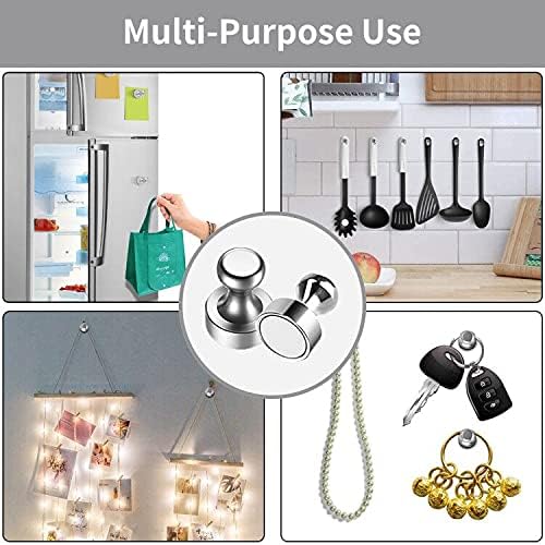 Fridge Magnets, Refrigerator Magnets, Strong Magnets for Whiteboard, Small Magnets Perfect for Classroom Office Kitchen Accessories Decorative Locker Magnetic 50PCS in a Box