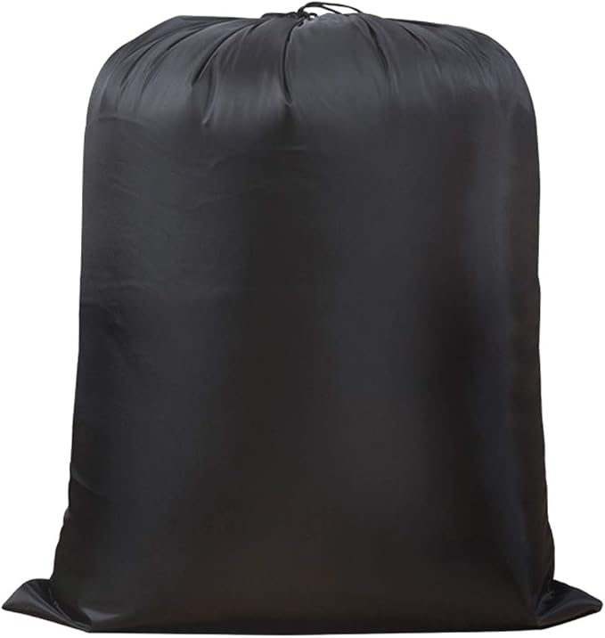 IWEIK Multipurpose Extra Large Laundry Bag Storage Bag (Black, 13"x17")