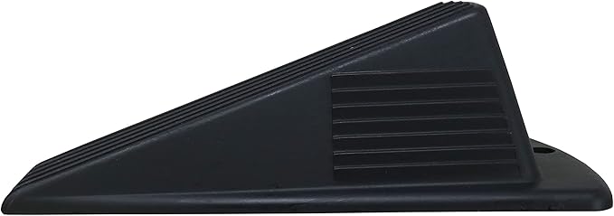 Shepherd Hardware 3762E Heavy Duty Jumbo Hard Plastic Door Wedge, Black