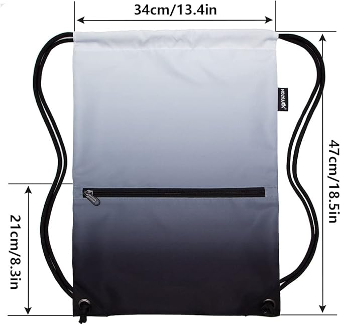 HOLYLUCK Drawstring Backpack Sport Gym Sackpack