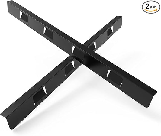 Stove Gap Covers 316 Stainless Steel,2 Pack 23.2" Fixed Stove Gap Filler,Heat Resistant Stove Gap Guards,Between Stove and Counter Slide In Range Trim Kit for Kitchen,Matte Black