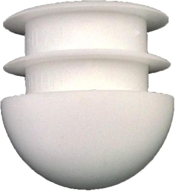7/8" Round Chair Leg Feet Glide, Protect Your Indoor and Outdoor Furniture, Furniture Sliders, Floor Protector, Pack of 25, White