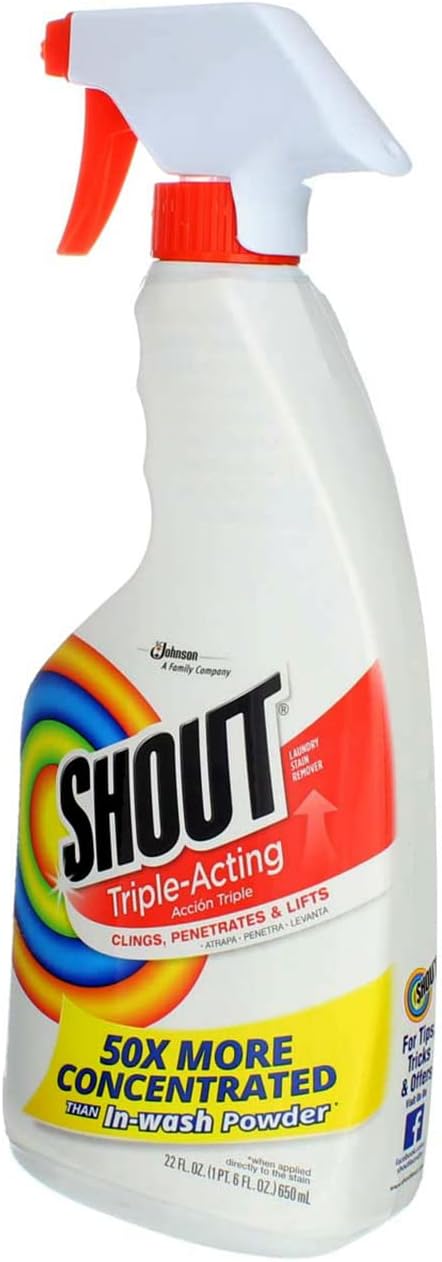 Shout Laundry Stain Remover Trigger Spray - 22 oz - 2 pk