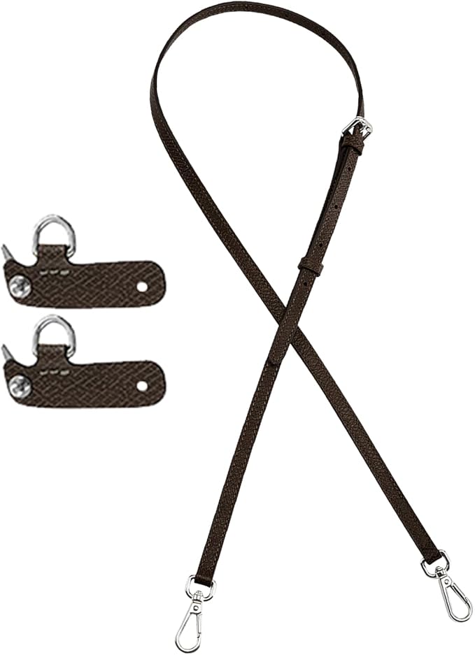 Jiesinlov Leather Bag Shoulder Strap Replacement Crossbody Adjustable Conversion Kit Fit for Mini Pouch