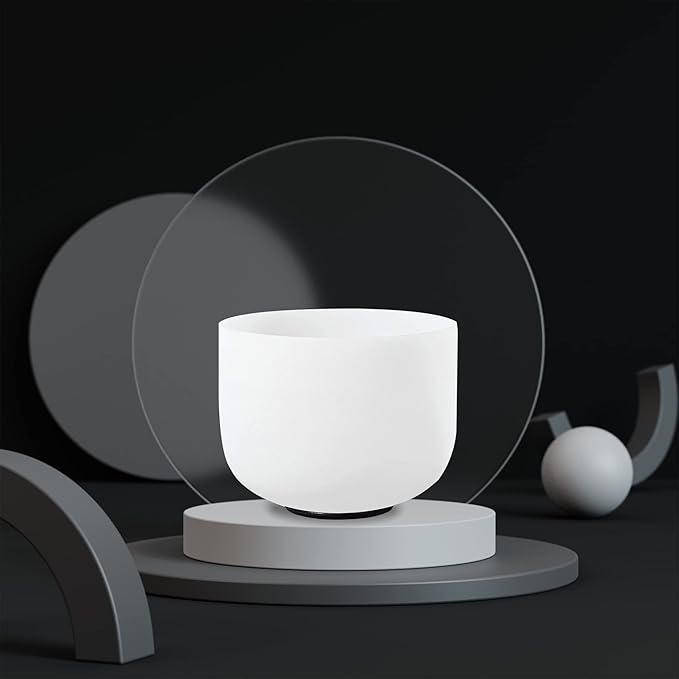 FMTY 7inch 8inch 9inch Crystal singing bowls set sound bowl for healing Mindfulness, Meditation, Yoga, Spiritual and Body Healing Chakra Bowl (D+F+G)