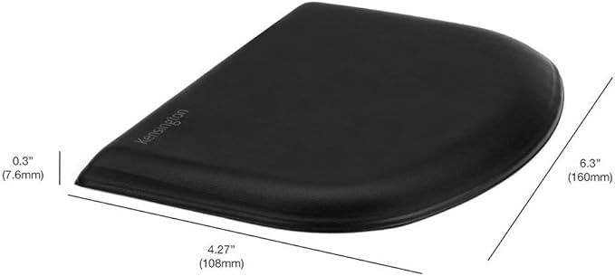 Kensington ErgoSoft Wrist Rest for Slim Mouse/Trackpad, Black (K52803WW)