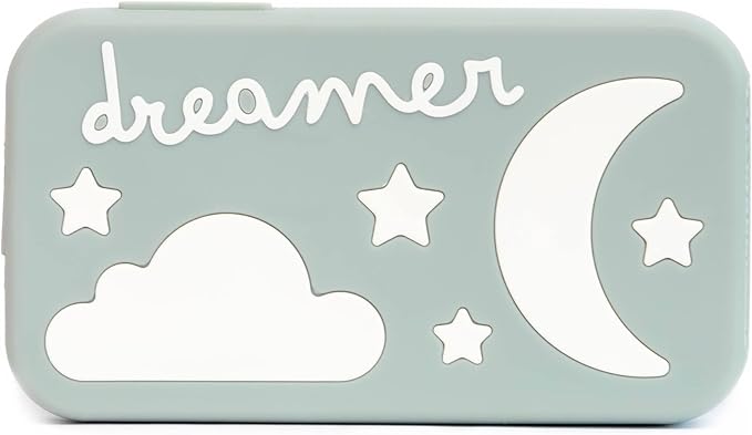 Dreamer Sound Machine - Portable BPA-Free Silicone Sleep Aid with Sleep-Promoting Frequencies, Night Light & Soothing Sounds for Babies & Kids - Sage