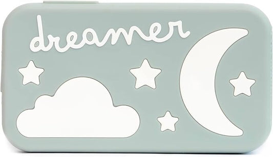 Dreamer Sound Machine - Portable BPA-Free Silicone Sleep Aid with Sleep-Promoting Frequencies, Night Light & Soothing Sounds for Babies & Kids - Sage