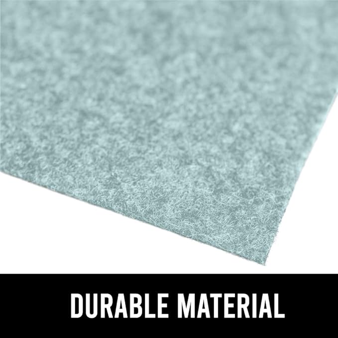 GORILLA GRIP LeakGuard Non-Adhesive Under Sink Mat for Kitchen Cabinet, 24x50, Waterproof Quick Dry Shelf Liner, Durable Absorbent Felt Mats for Bathroom Sinks, Cabinets, Dresser, Easy Trim, Spa Blue