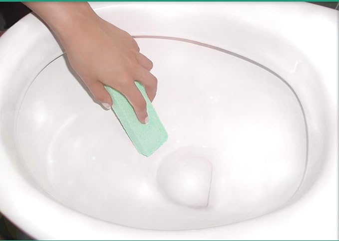 Compac Home Magic-Stone Porcelain Cleaning Stick - Toilet Bowl Cleaner, Handy Toilet Cleaner Easily Scrubs/Removes Stubborn Lime Stains from Porcelain or Bathroom Fixtures, 2 Count
