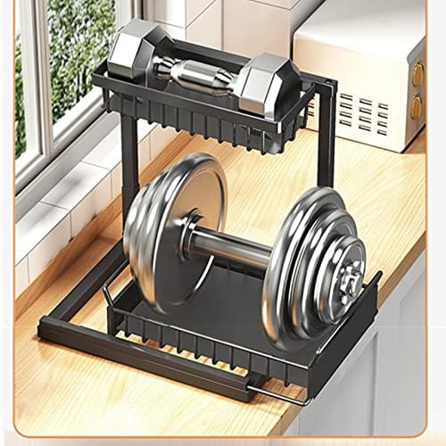 BYGD Under Sink Organizer 2 Tier Pull Out Under Sink Organizers and Storage 2 Pack Slide Out Cabinet Drawer Organizer Shelf Cabinet Storage Shelves for Kitchen Bathroom Pantry Closet Rack Black